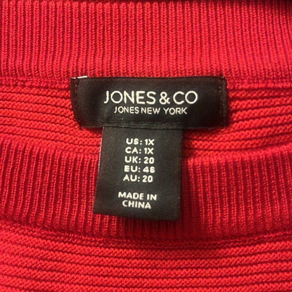 Jones & Co. ribbed sweater size 1X - Picture 4 of 5